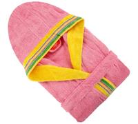 Gabel Accappatoio Junior Pongo - Spugna con cappuccio - TG 3 (121-130 cm) Rosa