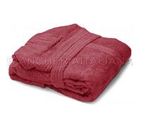 GABEL Accappatoio Spugna VIAREGGIO puro Cotone (BORDEAUX, Tg.XXL)