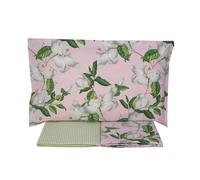 Gabel ALAMBRA SET DI LENZUOLA IN PERCALLE DI PURO COTONE LINEA PROFUMO DI LAVANDA MATRIMONIALE Completo Lenzuolo ISABEL (MATRIMONIALE, ROSA)