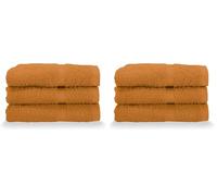 Gabel Asciugamani Ospite, Spugna di Puro Cotone Idrofilo, 40 x 60 cm, Bruciato, Set da 3 Pezzi (Confezione da 2)