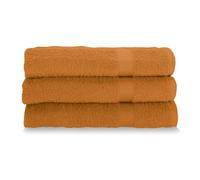 Gabel Asciugamani Viso, Spugna di Puro Cotone Idrofilo, 60 x 100 cm, Bruciato, Set da 3 Pezzi