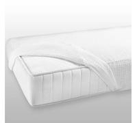 Gabel Buonanotte Coprimaterasso Piazza e Mezza con angoli in spugna Jacquard, Bianco 555, PIAZZA E MEZZA
