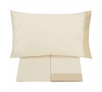 Gabel Chromo - set lenzuola in flanella 1 piazza - Beige