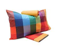 Gabel Completo Lenzuola Letto Singolo 1 Piazza Wilson (1 Rosso Multicolor)