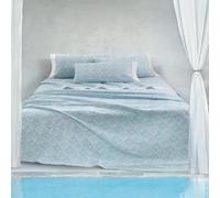 Gabel Completo Lenzuolo Copriletto Delfi Mediterraneo