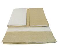 Gabel Completo Letto Lenzuola Matrimoniale 2 piazze in Flanella Chromo Beige