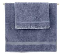 Gabel Coppia Asciugamani di Spugna Tintaunita-Grigio Scuro