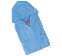 Gabel Golf Accappatoio con Cappuccio, Cotone, Azzurro, XXL