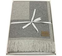 Gabel Plaid Jacquard Grigio Somma cm.130x180