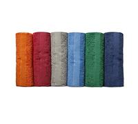 Gabel Set Asciugamani 6 Viso 6 ospite Tinta Unita Spugna 420 gr/mq Q893