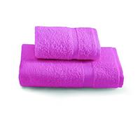 Gabel Tintunita & Co Set Asciugamani, 100% Cotone, Fucsia, 100 x 60 cm