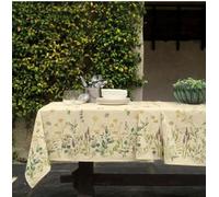 EDEN - Tovaglia rettangolare in puro cotone per 6 - 8 persone stampa fiori Gabel