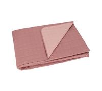 Gabel TRAPUNTINO COPRILETTO TRAPUNTATO TINTA UNITA LETTO MATRIMONIALE LINEA CHROMO DOUBLE FACE (Rosé)