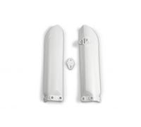 Gabelschutz Gabelprotektoren Fork Guards Adatto Per Husqvarna Tc 85 14-17 Bianco