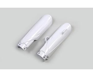 Gabelschutz Gabelprotektoren Fork Guards Adatto Per Yamaha Yz 65 19-23 Bianco