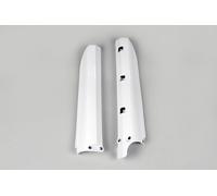 Gabelschutz Gabelprotektoren Fork Guards Adatto Per Yamaha Yz 85 02-18 Bianco