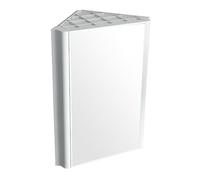 Gabinetto angolare dello specchio del bagno con lo specchio di vanità per il colore di bianco dei piccoli