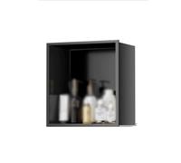 Gabinetto da incasso a nicchia, ripiani in acciaio inox, nessuna installazione delle piastrelle necessaria per riporre il bagno