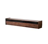 Gabinetto del Centro di Intrattenimento 180cm Centro d'Intrattenimento in Noce per Casa, Armadio Contenitore Semplice per Soggiorno, Consollo da Terra Supporto della Televisione(220x45x40cm)
