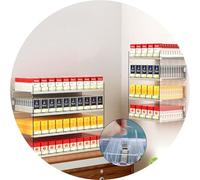 Gabinetto di esposizione al minuto automatico per i supporti della sigaretta ed i vapori, chiari scaffali commerciali per uso del supermercato e del