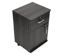 Gabinetto Mobile per File, Comodo Spazio di Archiviazione Sotto la Scrivania Mobile per File Mobili High Stylish Street Look of the Office (Colore noce)