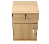 Gabinetto Mobile per File, Comodo Spazio di Archiviazione Sotto la Scrivania Mobile per File Mobili High Stylish Street Look of the Office (Colore di quercia)