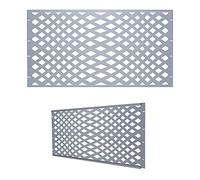 GABIO Elemento di recinzione Geo grigio chiaro, 160 x 90 cm