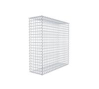GABIONA Gabbioni in Rete Metallica, Resistenti agli Agenti atmosferici, Made in Germany, Adatti per Il riempimento con Pietre (100 x 100 x 30 cm)