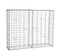 Gabione Steingabione Steinkorb Gabionen Muro Cesto 100 X 80 X 20 Cm