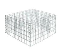 Gabionenhochbeet Aiuola Alta Gabbie 270x90x50 CM Cesto Piante Rete Metallica
