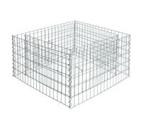 Gabionenhochbeet Aiuola Alta Gabbie 360x90x50 CM Cesto Piante Rete Metallica