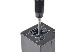 GabJHnptw Pomello del cambio da 2,5 mm per PC USB H, compatibile con parti di motociclette automobilistiche G27 G29 G25 G920 T300RS GT ETS2 Simracing Racing Game(Gear Shifter 6-R)