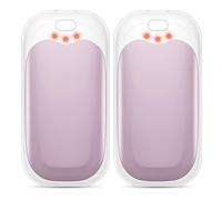 Gabless Scaldamani 2 Pezzi, Scaldamani Elettrici USB, Scaldamanis Portatili Tascabili con 3 Livelli di Calore, Scaldamanis Tascabile a Riscaldamento Rapido, Ottimo Regalo per Uomini e Donne ufficio