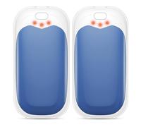 Gabless Scaldamani 2 Pezzi, Scaldamani Elettrici USB, Scaldamanis Portatili Tascabili con 3 Livelli di Calore, Scaldamanis Tascabile a Riscaldamento Rapido, Ottimo Regalo per Uomini e Donne ufficio