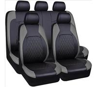 GaBlok Auto Set coprisedili per-Fiat Panda 3. Series (Type 169) 2003-2012, Confortevole Traspirante Impermeabile Antiscivolo Durevoli Pelle Protect Accessori, Black Gray