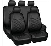 GaBlok Auto Set coprisedili per-Fiat TIPO Cross/Sport/Life TIPO Hatchback, Confortevole Traspirante Impermeabile Antiscivolo Durevoli Pelle Protect Accessori,Black