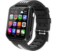 GABLOK Smartwatches 4G GPS WiFi Posizionamento Studenti Bambini 9.0 Sistema Bluetooth SIM Card Elettronica (colore: nero2-grigio2, dimensioni: 2)