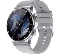 GABLOK Smartwatches Bluetooth Talking Smartwatch da uomo Sport Fitness Smartwatch Grande HD Screen Elettronica (colore : Steel Strip silver1, Taglia: 1)