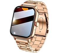 GABLOK Smartwatches Bluetooth Talking Smartwatch per uomo 1.69 pollici Full Touch Sport Fitness Watch elettronico (colore : Mesh Belt Gold, taglia: 1)