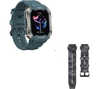 GABLOK Smartwatches Orologio da uomo Fitness Tracking Call Bluetooth 5.0 5ATM Elettronica (colore: blu n cinturino nero, taglia: 1)