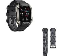 GABLOK Smartwatches Orologio da uomo Fitness Tracking Call Bluetooth 5.0 5ATM Elettronica (colore : nero n cinturino nero, taglia: 1)