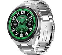 GABLOK Smartwatches Smartwatch da uomo Bluetooth Chiamate NFC Bluetooth Chiamate Assistente vocale Wireless Chat Smartwatch elettronico (colore : acciaio argento-1, taglia: 1)