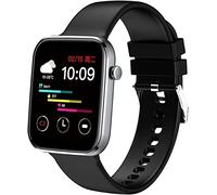 GABLOK Smartwatches Smartwatch HD grande schermo 1.69 pollici femminile Full Touch IP67 uomo Smartwatch elettronica (colore: nero1, taglia: 1)