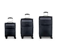 Gabol Cloud 4 ruote Set di valigie 3 pezzi con piega di espansione negro (TAS020410)