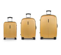 Gabol Paradise XP 4 ruote Set di valigie 3 pezzi espandibile giallo