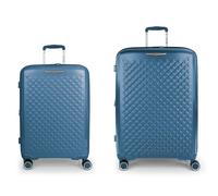 Gabol Queens 4 ruote Set di valigie 2 pezzi con piega di espansione azul (TAS034967)