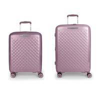 Gabol Set di valigie Queens 2 pezzi 4 ruote espandibile fino a 114,6 L Viola