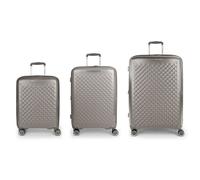 Gabol Queens 4 ruote Set di valigie 3 pezzi espandibile grigio