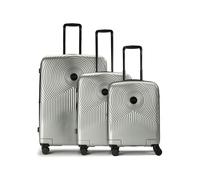 Gabol Radar 4 ruote Set di valigie 3 pezzi con piega di espansione color argento