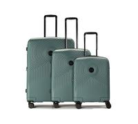 Gabol Set valigie Radar 3 pezzi 4 ruote espandibile (cabina, media, grande) fino a 224 litri verde